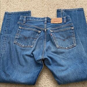 Vintage 80’s Made in USA 501’s. 30 x 32. *See actual measurements below.
